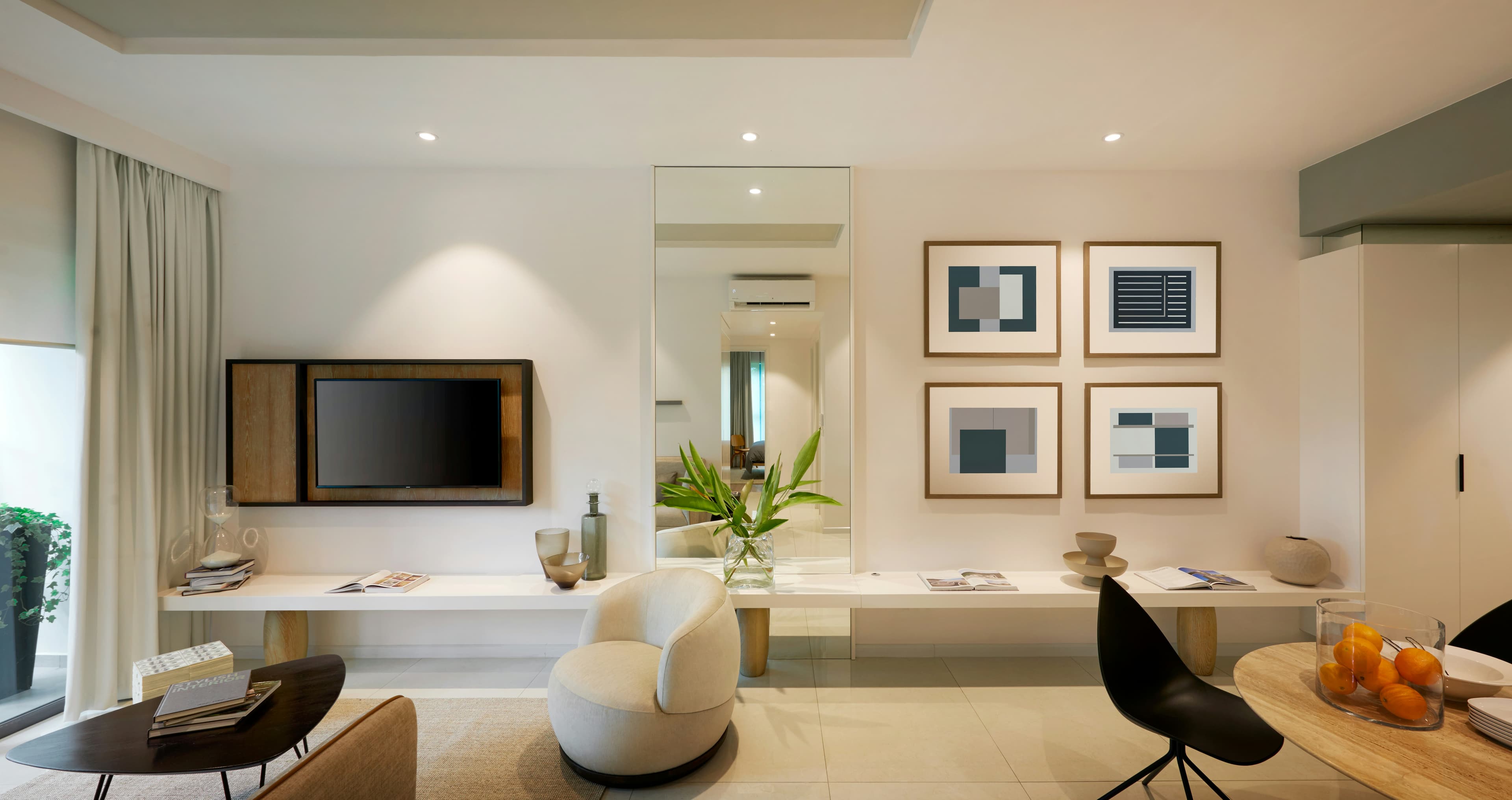 Serviced apartment interior